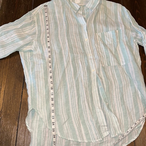 Lem Lem H&M Linen Button Down EUC - Picture 9 of 9